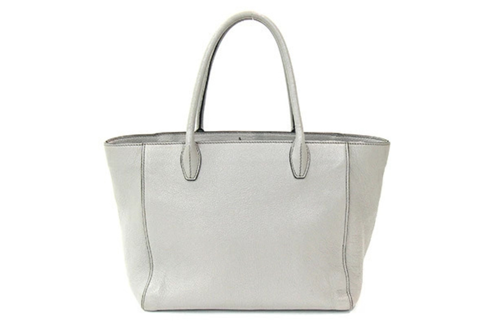 Miu Miu Madras Bag Handbag Gray Leather Shoulder Crossbody